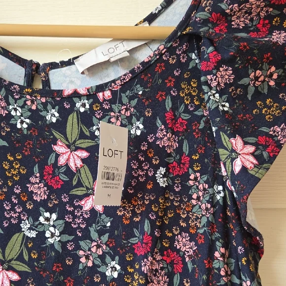 LOFT Multicolor Floral Dress - Picture 5 of 8